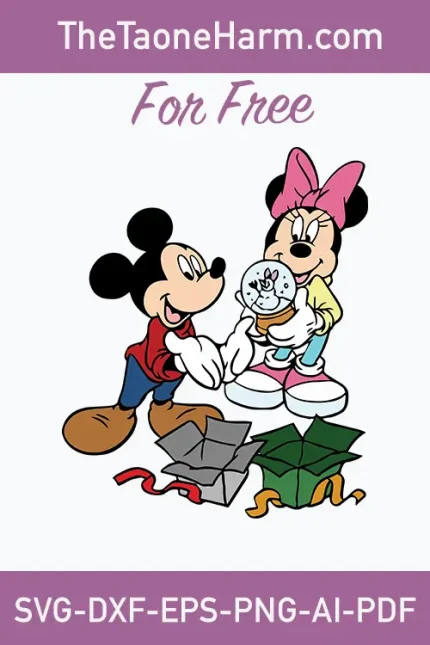 Download our free Mickey and Minnie Christmas SVG design and infuse your holiday crafts with the charm of these iconic Disney characters. Create with ease using 6 versatile formats including SVG, DXF, and more. Get crafting now!