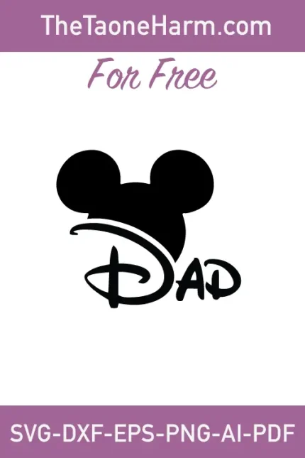 This captivating image showcases the "Dad SVG Free" design, available for free on our online store. It is provided in six versatile file formats (SVG, DXF, EPS, AI, PDF, PNG) and beautifully represents the essence of fatherhood. Download it today and infuse your creations with warmth and appreciation for dads everywhere.