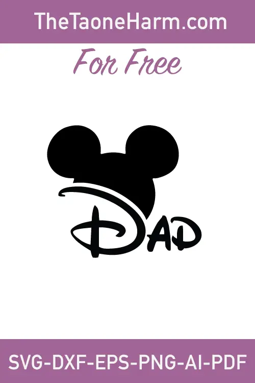 Dad svg free, Free cricut dad svg free, Free svg disney characters - TTH