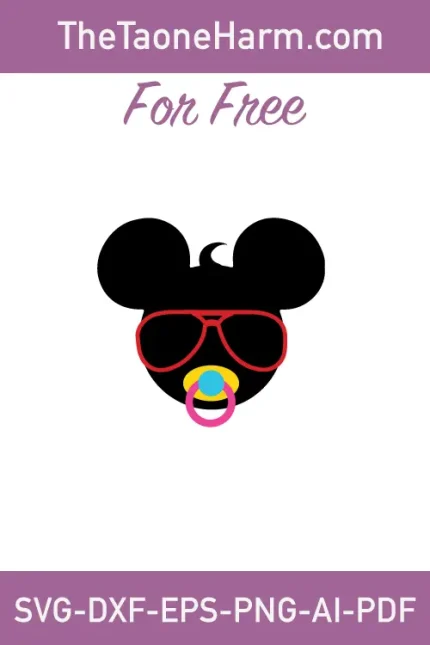 Unleash your imagination with our free Sunglasses Disney Babies SVG design. This captivating artwork, available in 6 file formats (SVG, DXF, EPS, AI, PDF, PNG), features adorable Disney babies donning stylish sunglasses, making it a must-have for Disney enthusiasts and those in search of SVG free Disney designs.