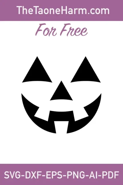 Explore our free "Jack O Lantern SVG Free" design, compatible with six different file formats (SVG, DXF, EPS, AI, PDF, PNG). Get into the Halloween spirit and craft spooky decorations and apparel with this delightful design.