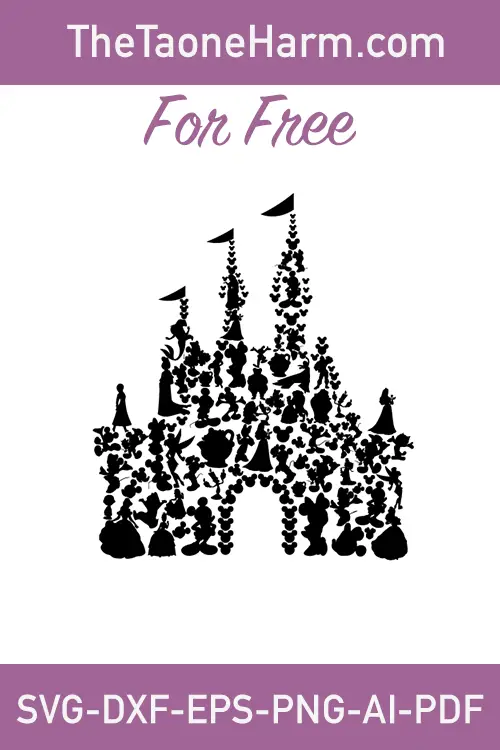 Outline disney castle silhouette, Ddisney castle svg free, Free disney ...