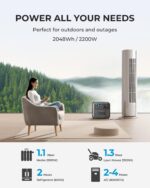 Bluetti AC200MAX Portable Power Station 2200W (2048Wh) with 350W Solar Panel - Image 2