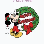 Clipart mickey mouse christmas, Mickey mouse clipart christmas, Free cricut free disney svg files