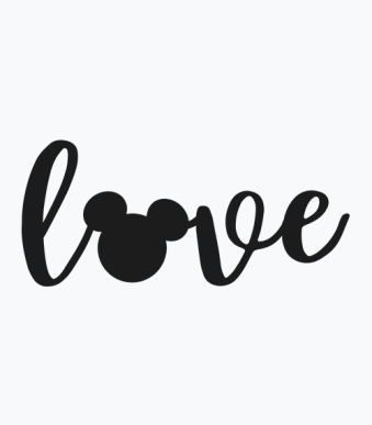 Mickey Love svg, Love mickey mouse svg, Love mickey svg, Love with mickey head svg, Mickey love svg, Mickey mouse love svg