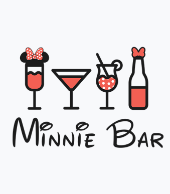 Minnie Bar svg,disney svg minnie bar,minnie bar svg file,minnie bar black and white svg