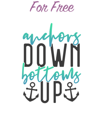 Our Free Anchor SVG design, available in six versatile file formats (SVG, DXF, EPS, AI, PDF, PNG), lets you explore the nautical theme in your creative endeavors.
