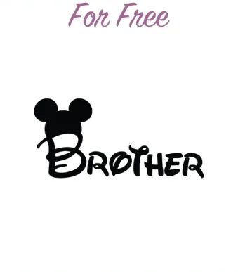 Embrace the magic of family with our endearing "Disney Big Brother Shirt" design. Available in six versatile file formats (SVG, DXF, EPS, AI, PDF, PNG), this artwork captures the excitement and joy of becoming a big brother, all with a touch of Disney charm.