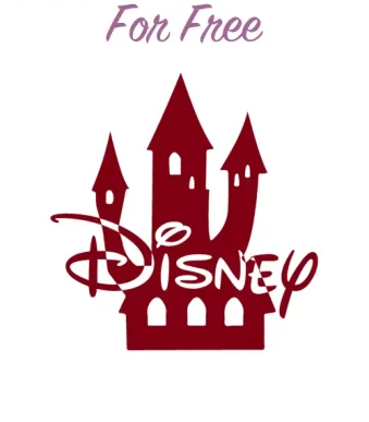 This image showcases our captivating "Disney Castle SVG" design, available for free download in six versatile file formats (SVG, DXF, EPS, AI, PDF, PNG). The design beautifully illustrates the iconic Disney castle, an emblem of dreams and enchantment.
