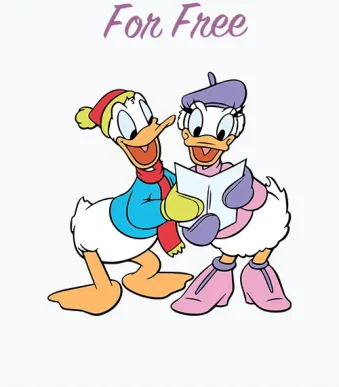 Download our free Donald and Daisy SVG design to infuse your DIY projects with Disney charm. Create whimsical Christmas crafts with these beloved characters. Get your SVG in 6 formats now!
