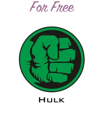 Explore our free "Hulk SVG Free" design, compatible with six different file formats (SVG, DXF, EPS, AI, PDF, PNG). Channel the unstoppable force of the Hulk and elevate your creative projects with his iconic image.