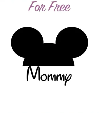 This image showcases our heartwarming "Mickey Mommy" design, available for free download in six versatile file formats (SVG, DXF, EPS, AI, PDF, PNG). The design beautifully celebrates the special bond between moms and Disney magic.