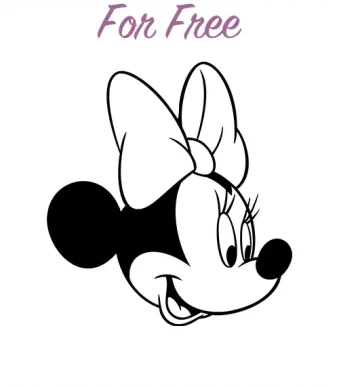 Behold the Minnie Mouse Head Outline design, a free addition to your creative toolbox. Available in six file formats (SVG, DXF, EPS, AI, PDF, PNG), it beautifully illustrates Minnie's iconic head silhouette. Perfect for crafting, digital art, and more.