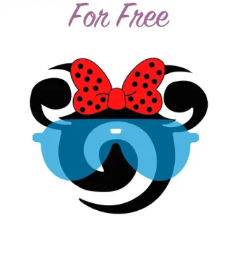 Behold the whimsical "Minnie Mouse with Glasses SVG" design, available for free on our online store. This delightful illustration of Minnie Mouse wearing stylish glasses is a must-have for Disney fans and craft enthusiasts. The design is offered in six file formats (SVG, DXF, EPS, AI, PDF, and PNG), ensuring compatibility with various crafting and design software. Bring the magic of Minnie Mouse into your creative projects with this charming Minnie Mouse SVG.