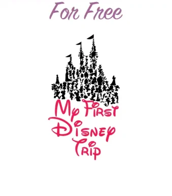 This captivating image showcases the "My First Disney Trip Shirt" design, available for free download on our online store. It is provided in six versatile file formats (SVG, DXF, EPS, AI, PDF, PNG) and beautifully captures the excitement of your child's first Disney trip. Download it today and infuse your creative projects with the magic of Disney.