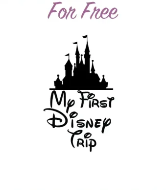 This captivating image showcases the "My First Disney Trip SVG" design, available for free download on our online store. It is provided in six versatile file formats (SVG, DXF, EPS, AI, PDF, PNG) and beautifully captures the joy and wonder of your first Disney trip. Download it today and add a touch of Disney magic to your creative projects.